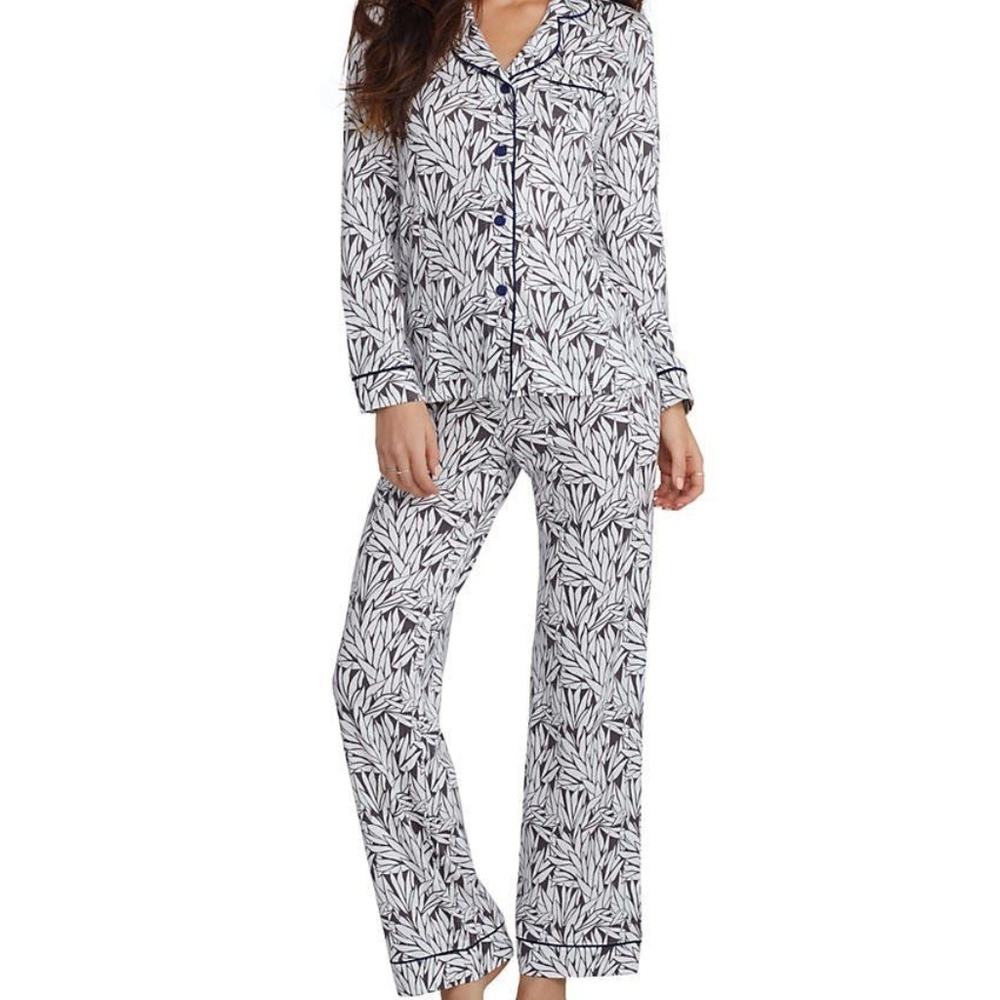 Cosabella Womens Bella Printed Long Sleeve Top Pan